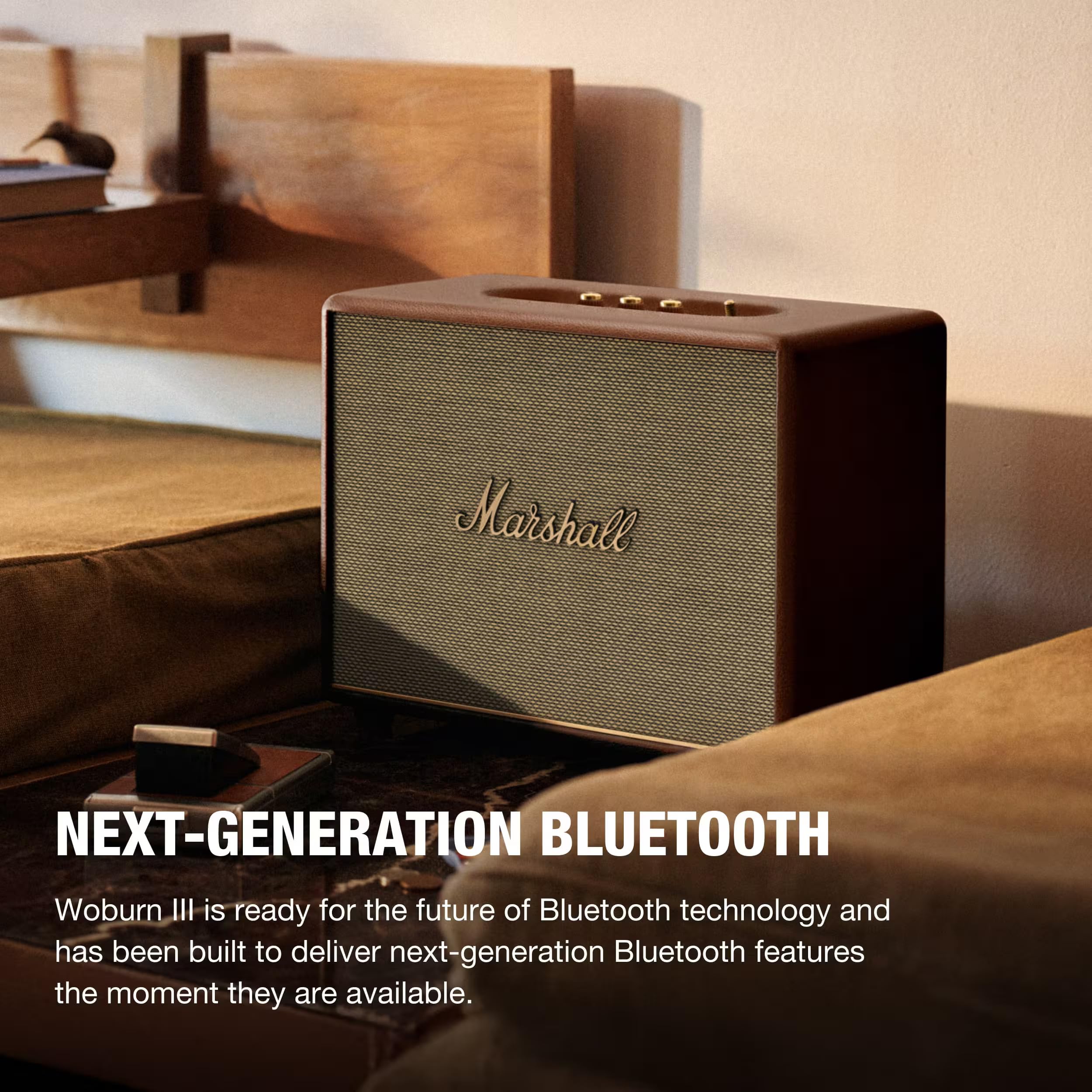 Marshall Woburn III Bluetooth Speaker - Brown | Amazon.com.br